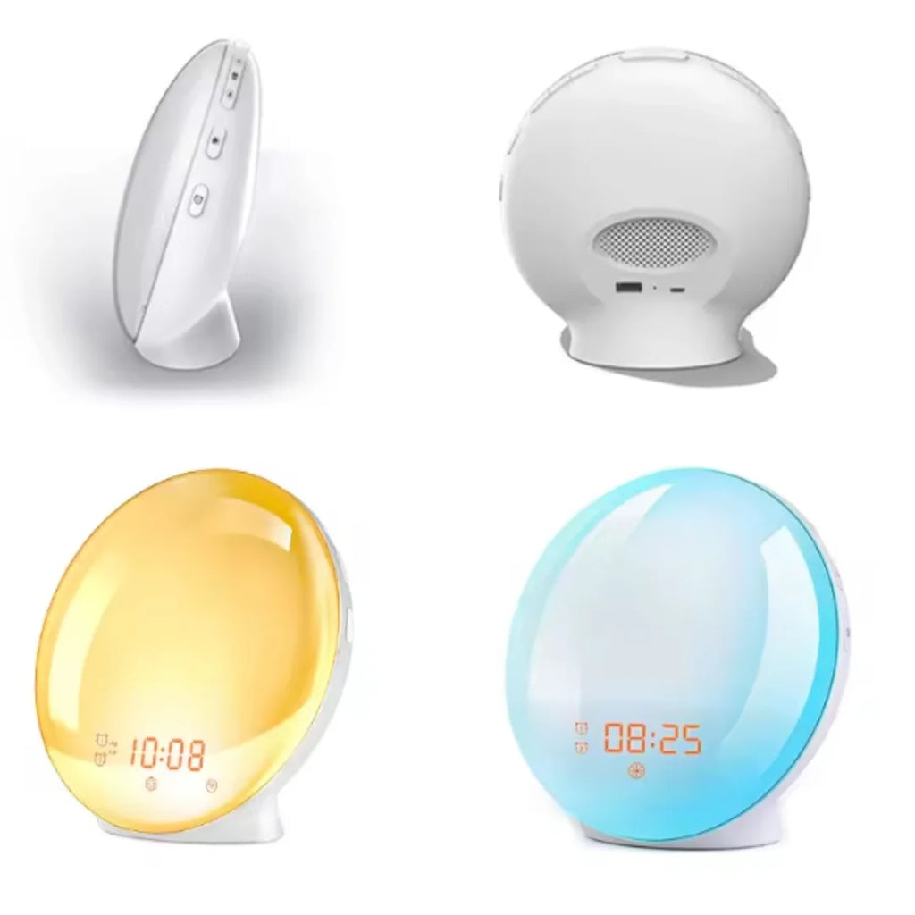 Réveil Lumineux Simulateur Aube, Aide Sommeil, Radio FM.