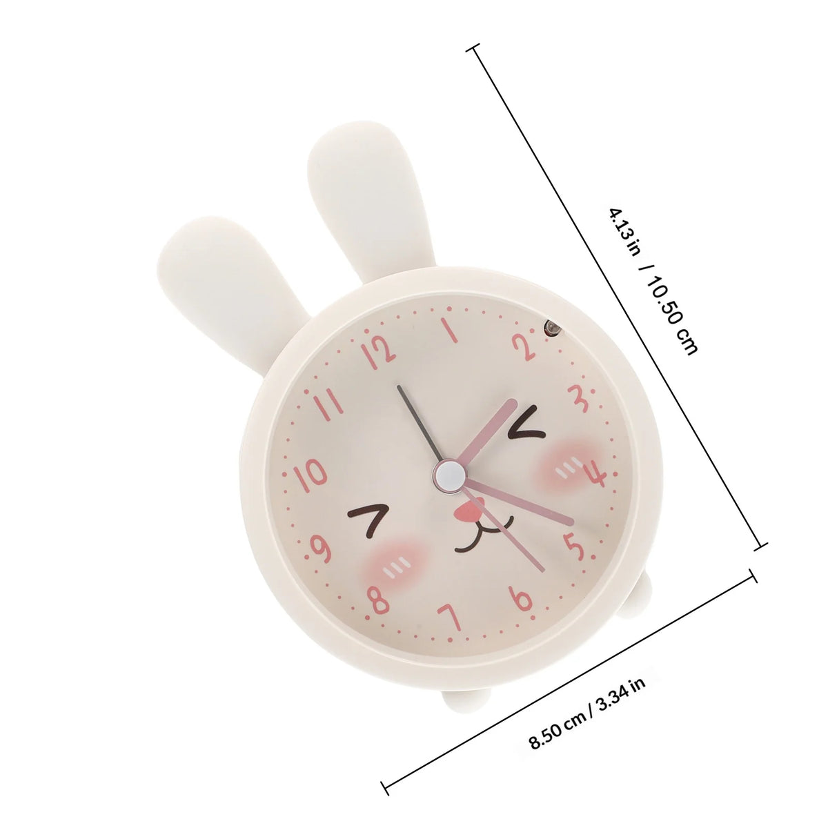 Réveil Lapin Mignon Silencieux Chambre Bureau.