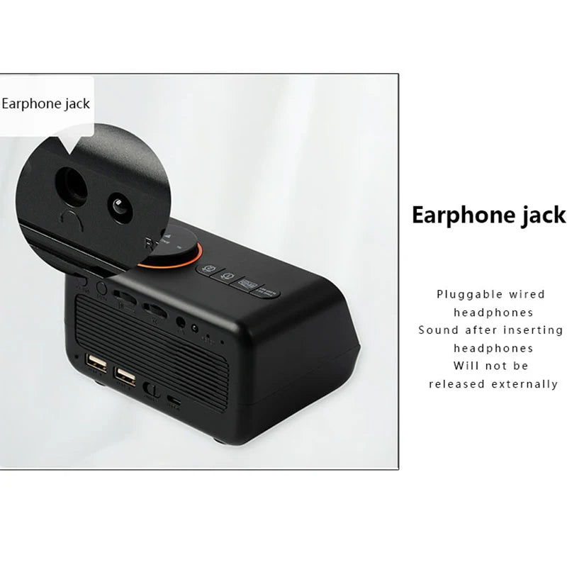 Réveil LED Radio FM Commande Vocale Température Humidité