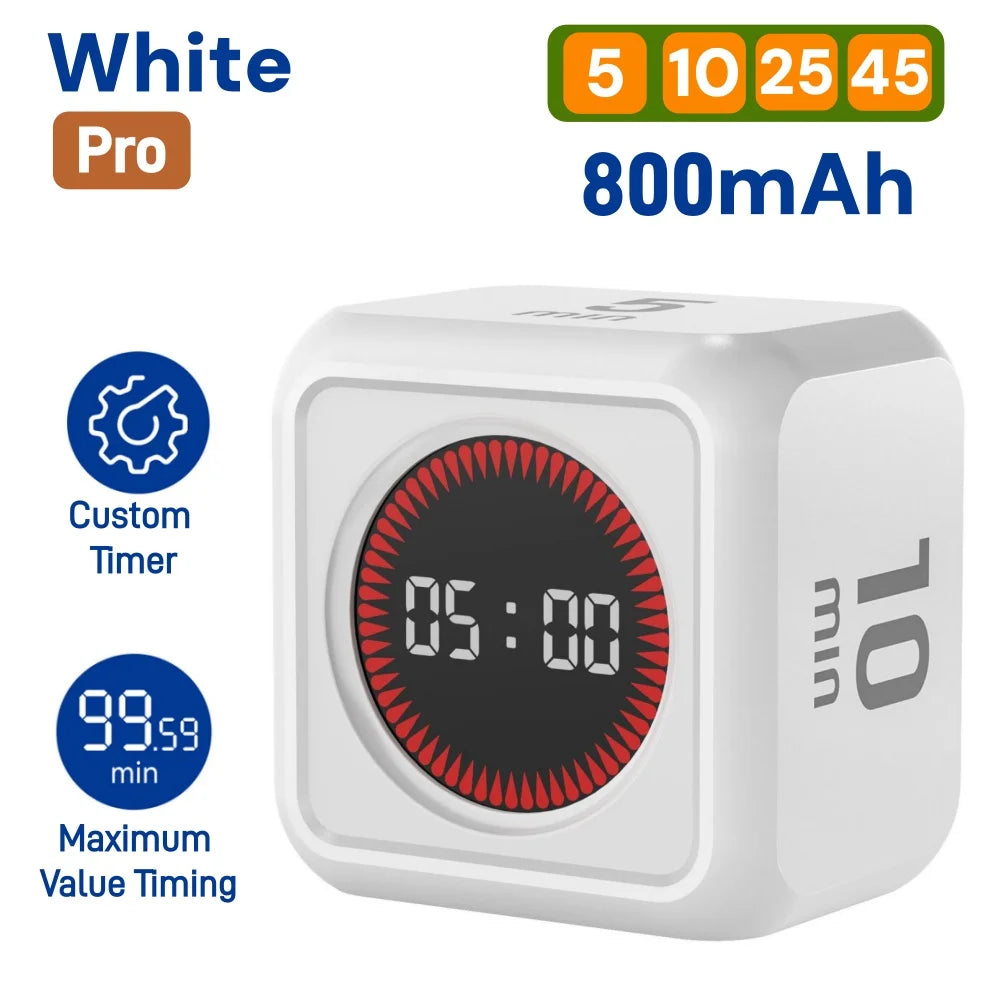 Réveil Minuteur Flip Pomodoro Silencieux Visuel Étude