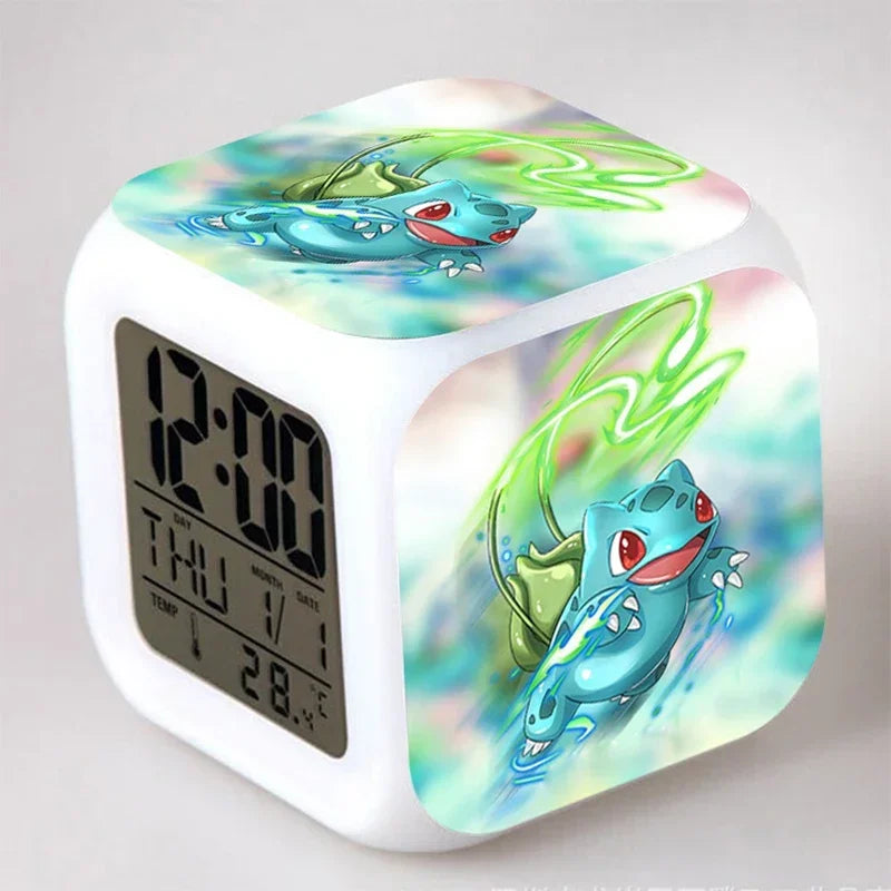 Réveil Bandai Pokémon Pikachu LED 7 Couleurs