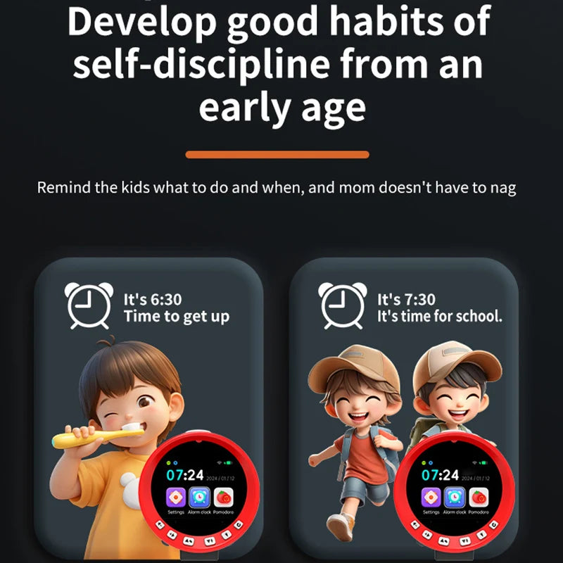 Réveil Enfant AI Intelligent : Robot Vocal Éducatif Sommeil.