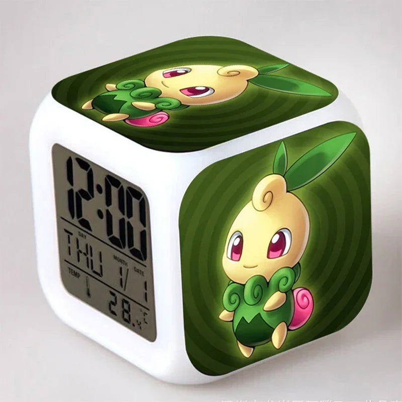 Réveil Pokémon Pikachu LED 7 Couleurs Cadeau Enfant