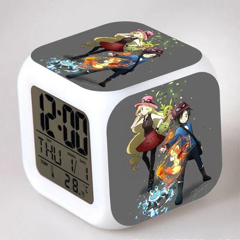 Réveil Pokémon Pikachu LED Multicolore Cadeau Enfant