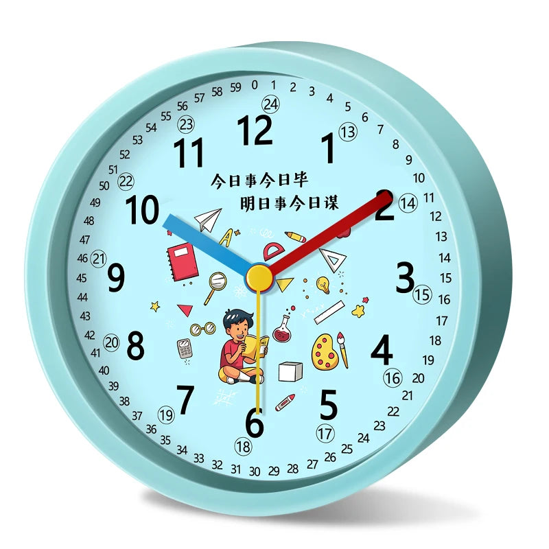 Réveil enfant animaux mignons coloré quartz pour chambre.