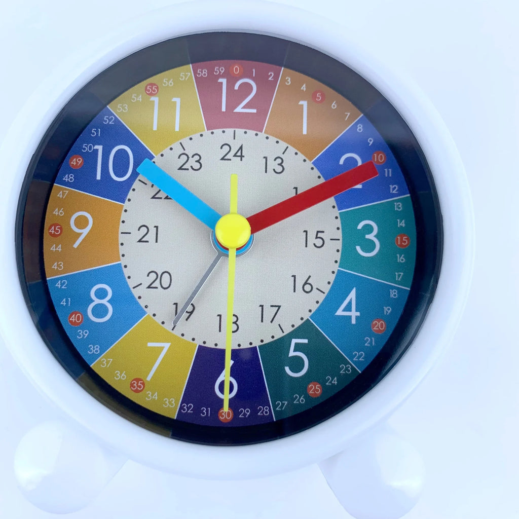 Réveil éducatif silencieux enfant animaux mignon chambre.