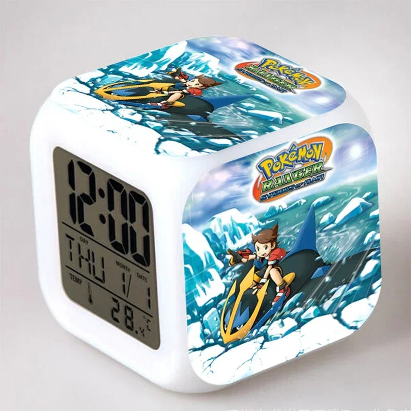 Réveil Pokémon Pikachu LED Bandai Couleurs Changeantes