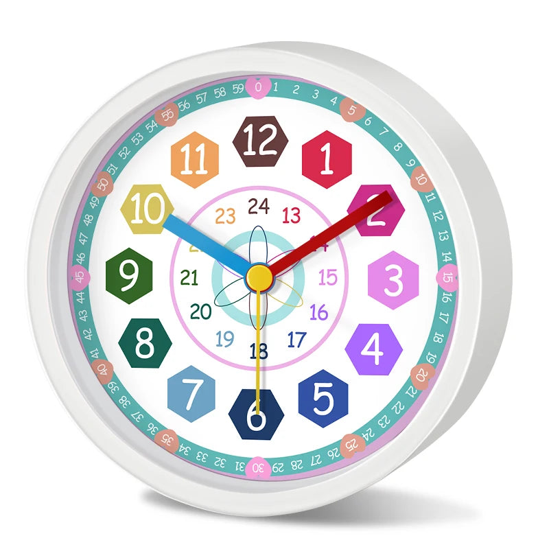 Réveil enfant animaux mignons coloré quartz pour chambre.