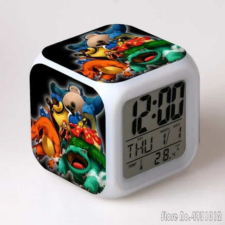 Réveil Pokémon LED Cube Multicolore
