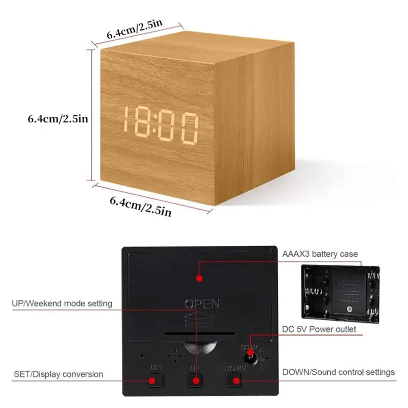 réveil gros chiffres