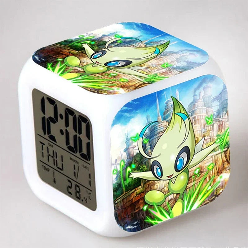 Réveil Numérique Pokémon Pikachu LED 7 Couleurs Bandai