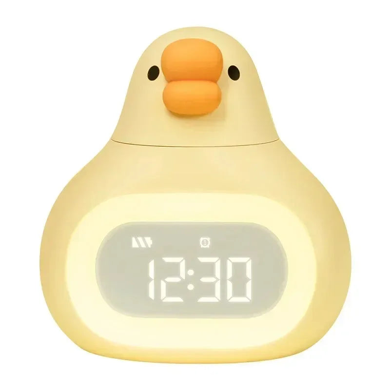 Réveil digital oie veilleuse enfant rechargeable snooze.