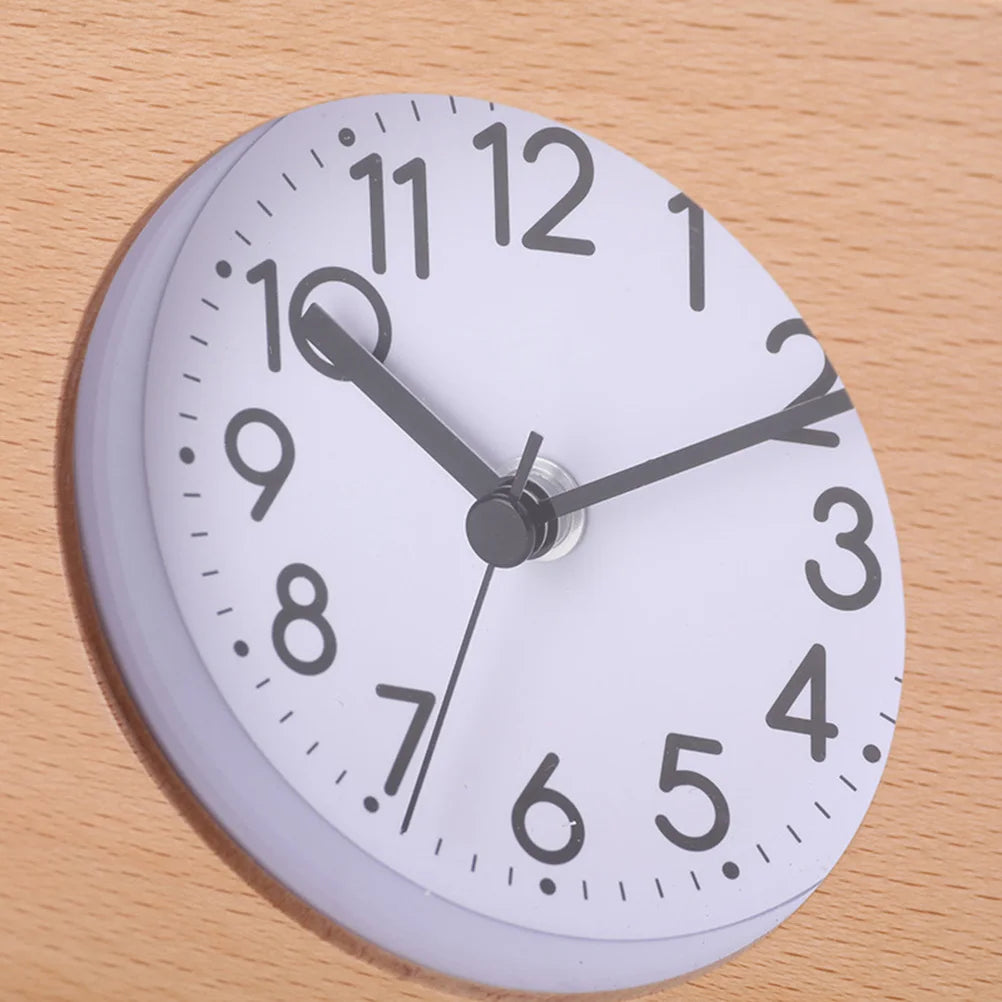 Réveil en bois carré silencieux veilleuse grands chiffres.