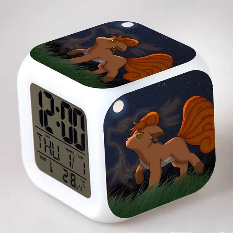 Réveil Pokémon Pikachu LED Multicouleur Veilleuse