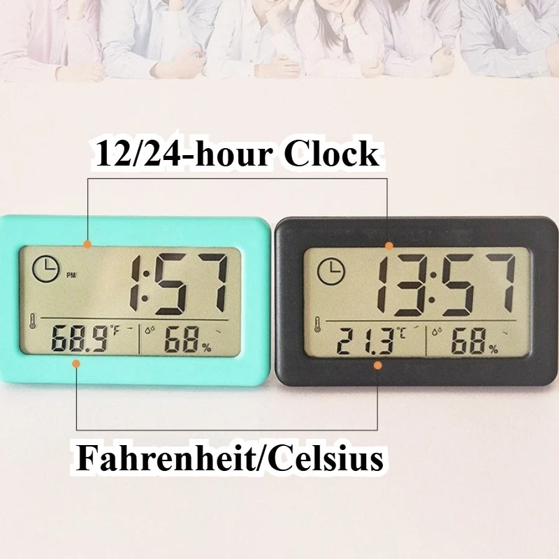 Réveil Digital Multifonction Température Humidité LED Bureau