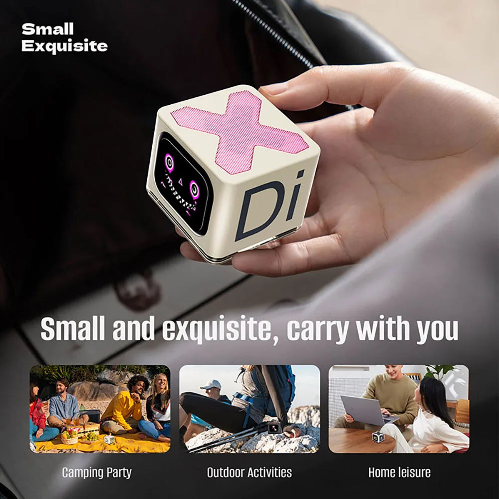 Réveil Intelligent Bluetooth Tactile Métal Portable Rechargeable